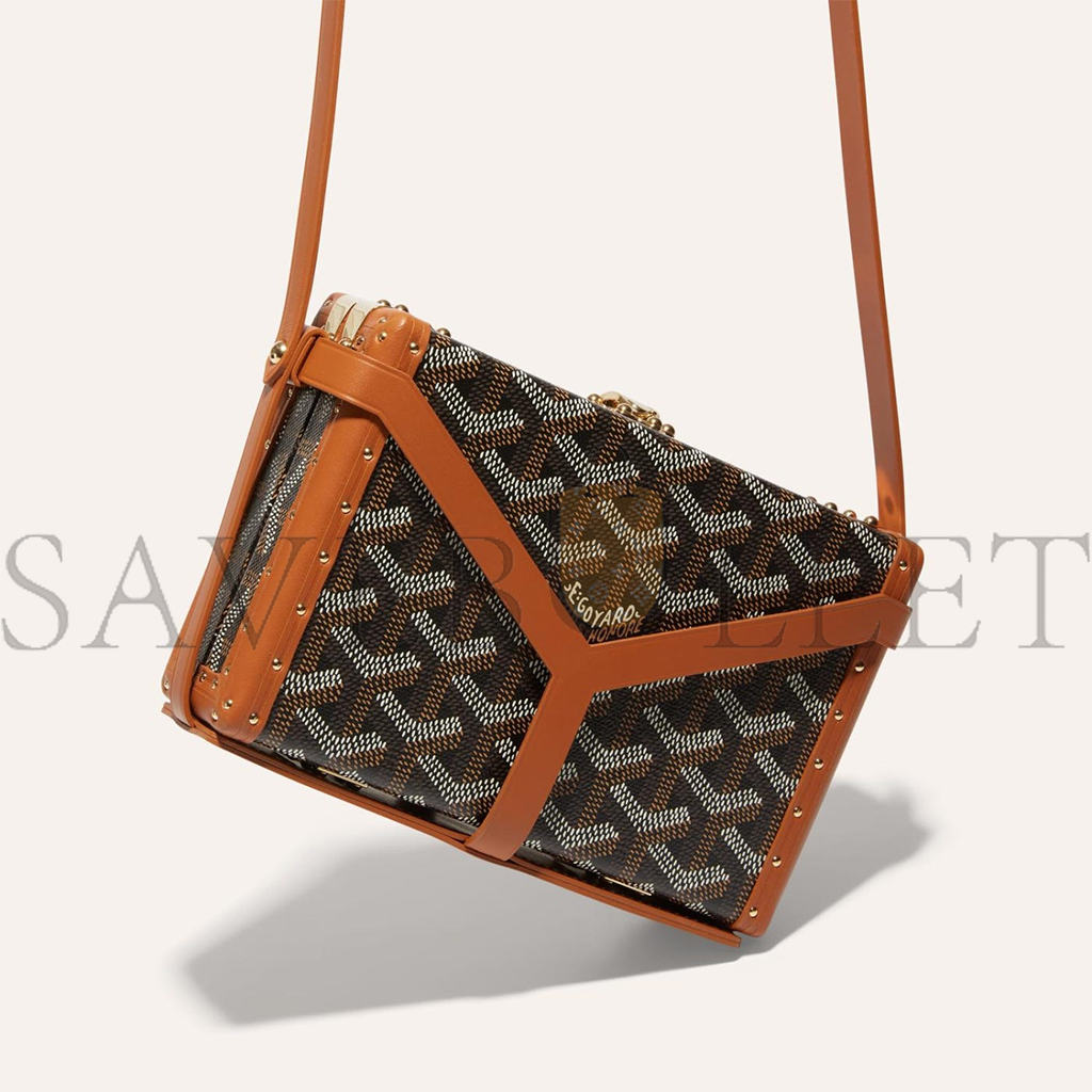 Go*ard minaudiÈre trunk bag mina08pmlty01cl03o (17*11.5*5.5cm)